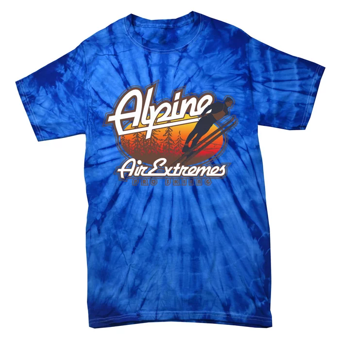 Alpine Air Extreme Pro Skiing Ski Gift Tie-Dye T-Shirt