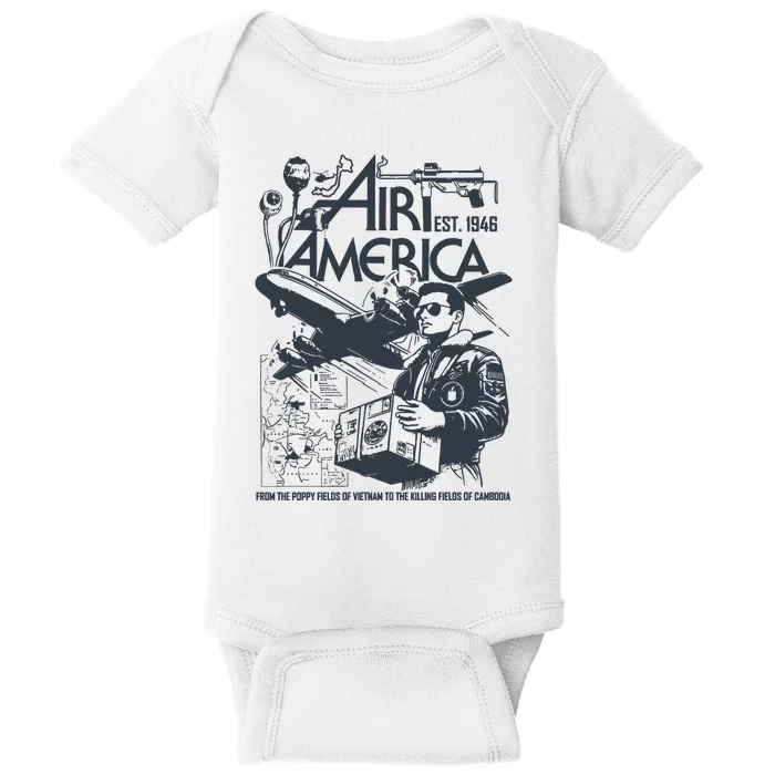 Air America Est1946 Baby Bodysuit