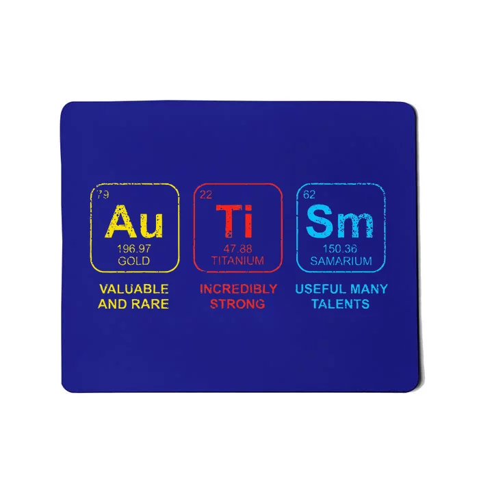 Autism Awareness Elements Periodic Table ASD Mousepad