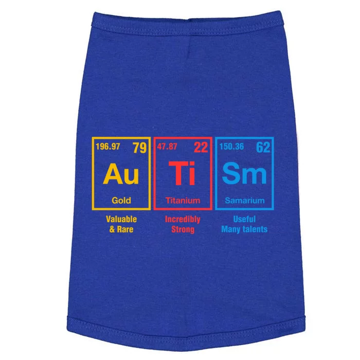 Autism Awareness Elets Periodic Table Asd Gift Doggie Tank