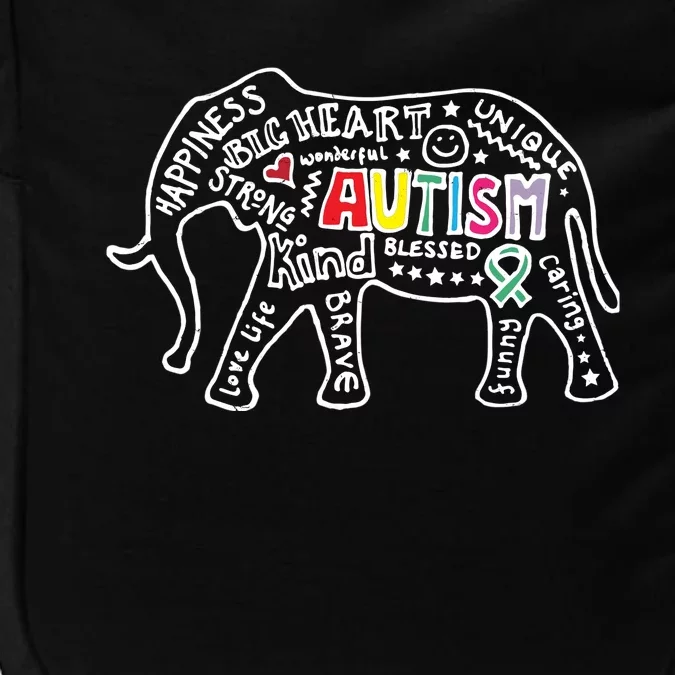 Autism Awareness Elephant Pride Impact Tech Backpack