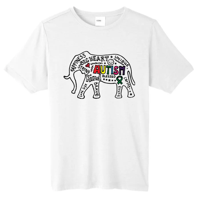 Autism Awareness Elephant Pride ChromaSoft Performance T-Shirt