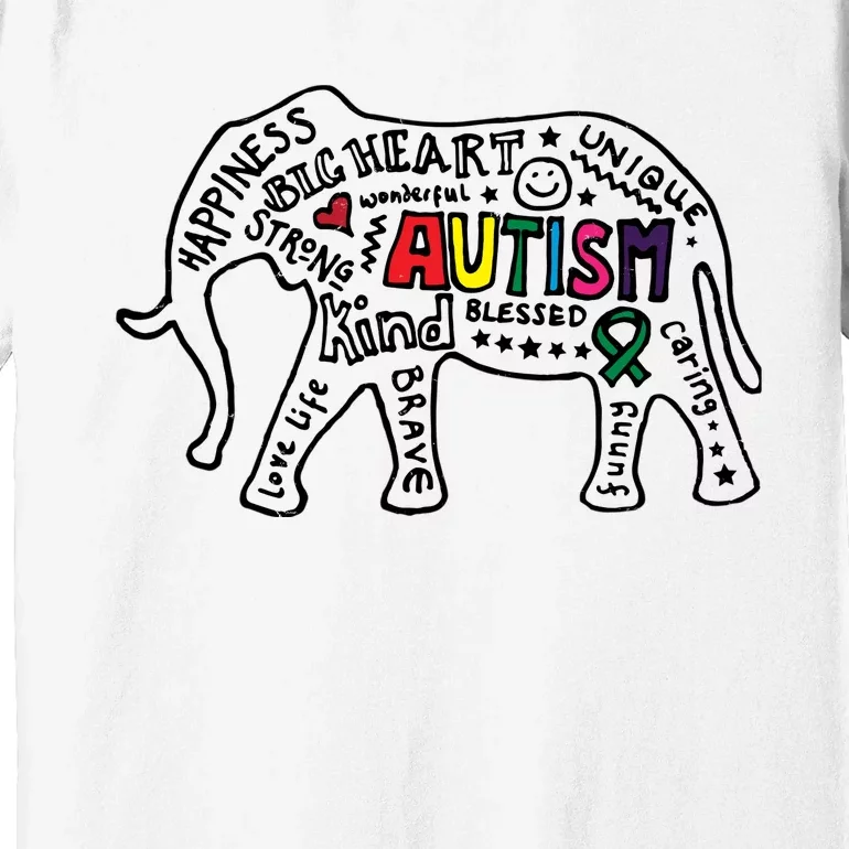 Autism Awareness Elephant Pride Premium T-Shirt