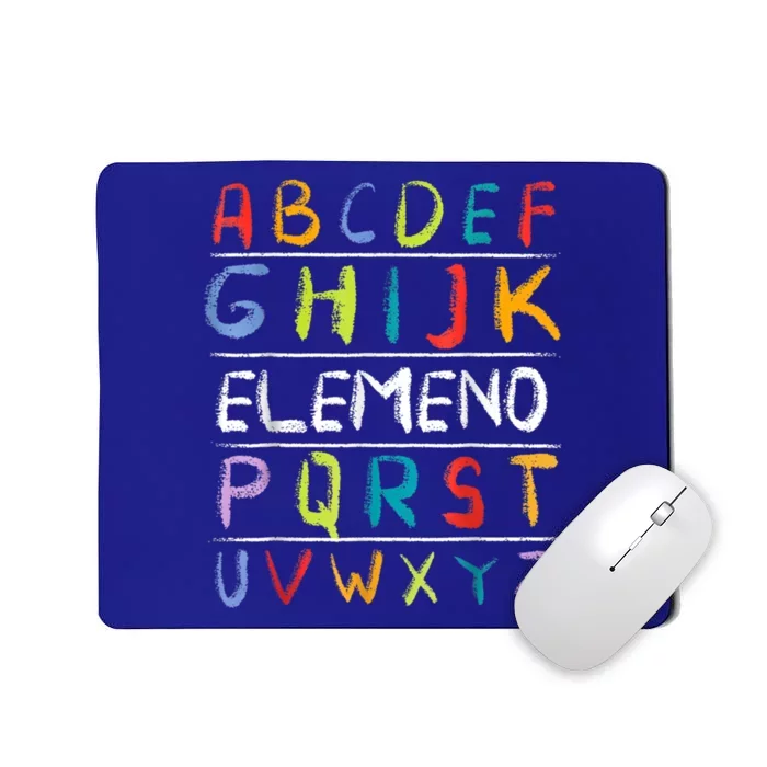 Alphabet Abcs Eleo Back To School Teacher Student Gift Mousepad