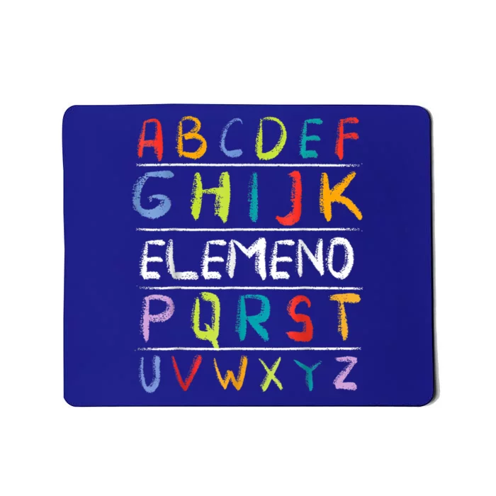 Alphabet Abcs Eleo Back To School Teacher Student Gift Mousepad