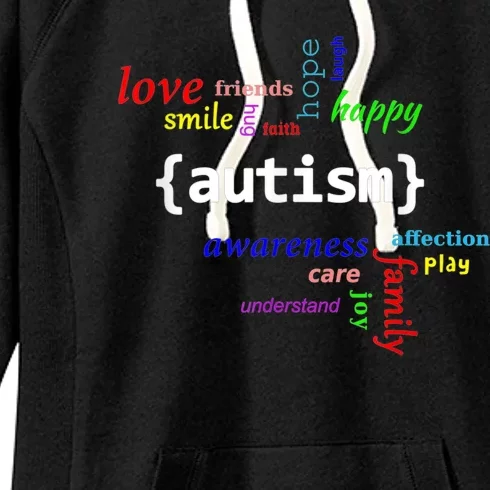 Autism Awareness Educate Women's Fleece Hoodie