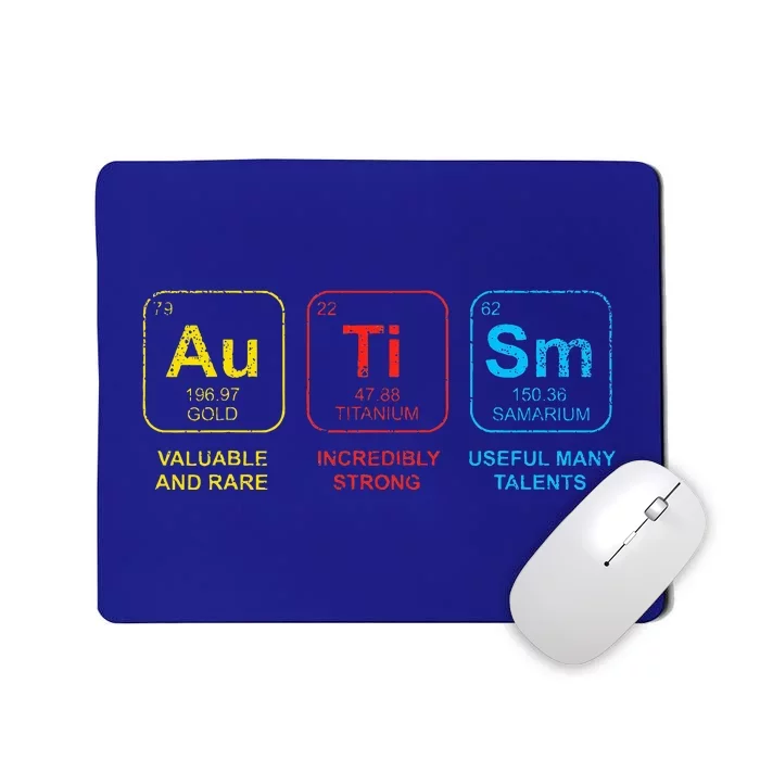 Autism Awareness Elements Periodic Table ASD Mousepad