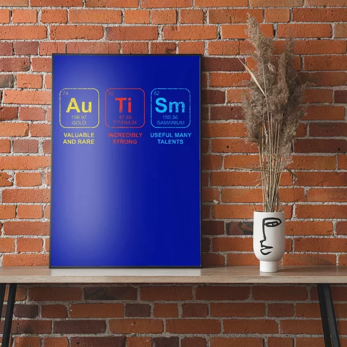 Autism Awareness Elements Periodic Table ASD Poster