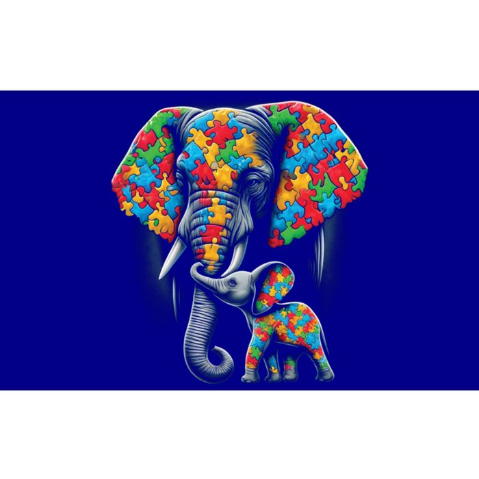 Autism Awareness Elephant Puzzles Autism Mom Support Gift Bumper Sticker