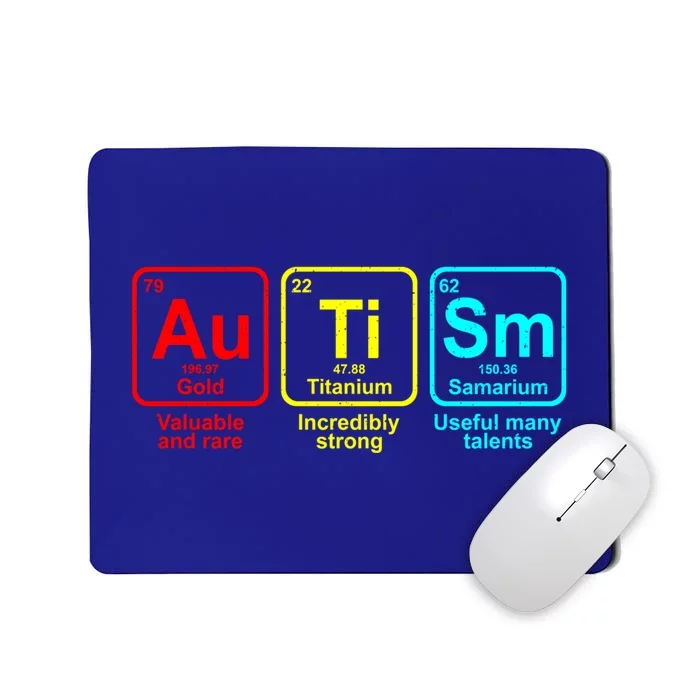 Autism Awareness Elets Periodic Table Funny Gift Mousepad