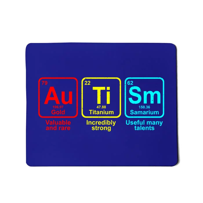 Autism Awareness Elets Periodic Table Funny Gift Mousepad