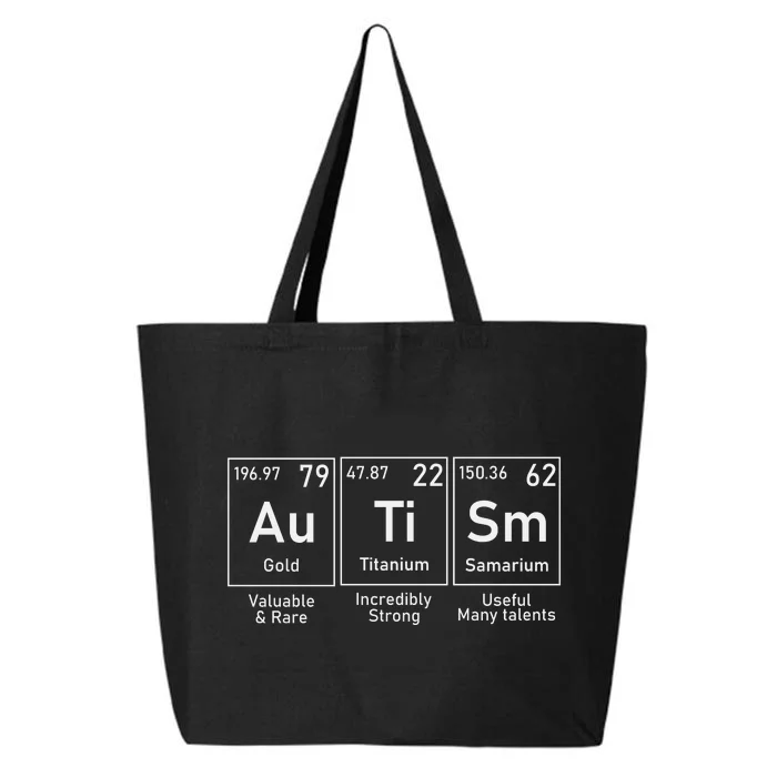 Autism Awareness Elements Graphic 25L Jumbo Tote