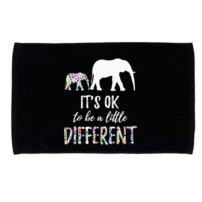 Autism Awareness Elephant It's OK To Be Different Microfiber Hand Towel