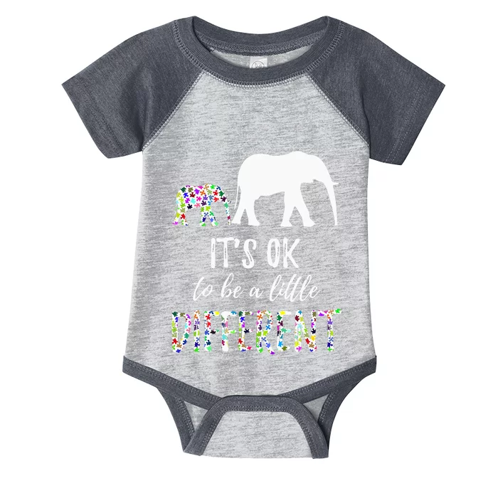 Autism Awareness Elephant It's OK To Be Different Infant Baby Jersey Bodysuit