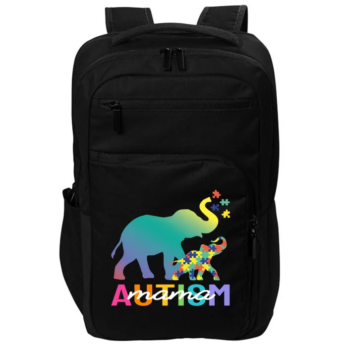 Autism Awareness Elephant Autism Mom Gift Impact Tech Backpack