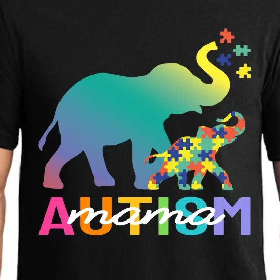 Autism Awareness Elephant Autism Mom Gift Pajama Set