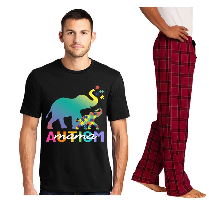 Autism Awareness Elephant Autism Mom Gift Pajama Set