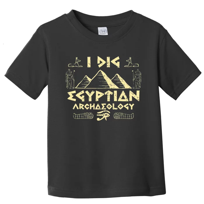 Archeology Ancient Egypt Pyramid Egyptian Toddler T-Shirt