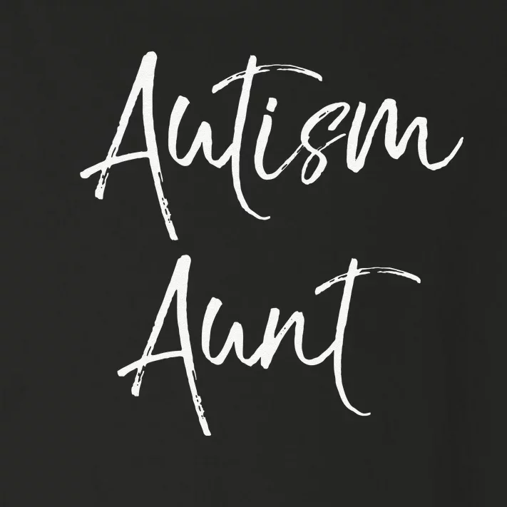 Autism Aunt Fun Cute Autistic Auntie For Aunt Toddler Long Sleeve Shirt