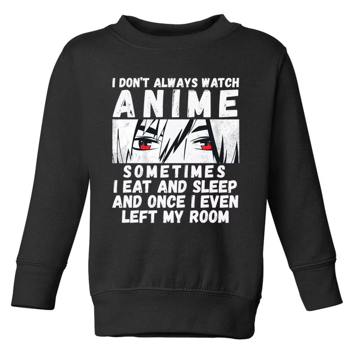 Anime Art For Adult Teen Girls Anime Merch Stuff Lovers Premium Toddler Sweatshirt