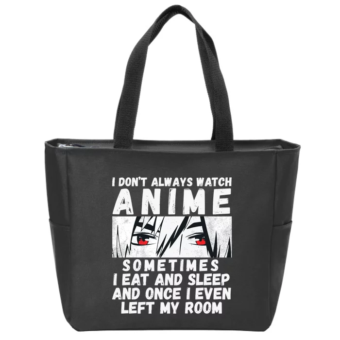 Anime Art For Adult Teen Girls Anime Merch Stuff Lovers Premium Zip Tote Bag