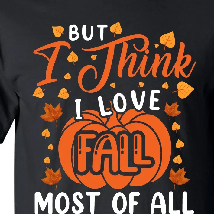 Autumn Affection Fall Season Graphic Tall T-Shirt