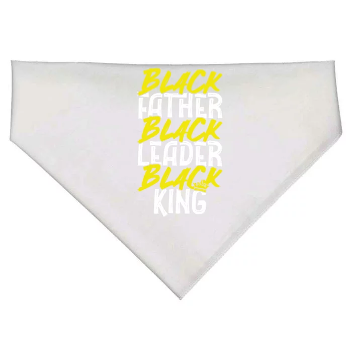 African American Family Dope Black Father Black Leader Lover Gift USA-Made Doggie Bandana