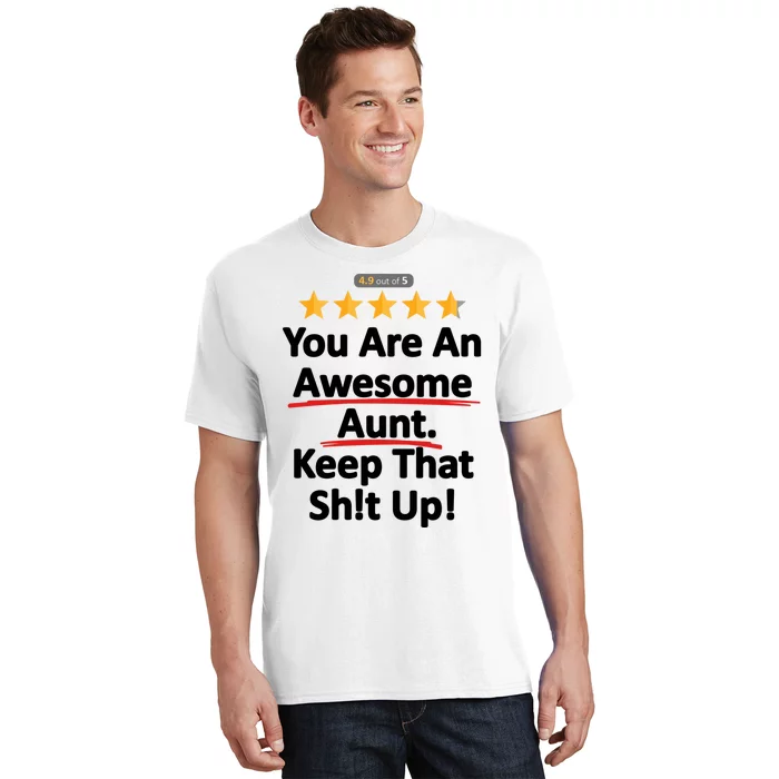 Awesome Aunt Funny Auntie Gift Idea T-Shirt