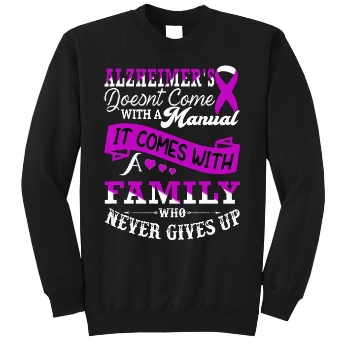 Alzheimers Awareness Family Support Alzheimer Warrior Sweatshirt