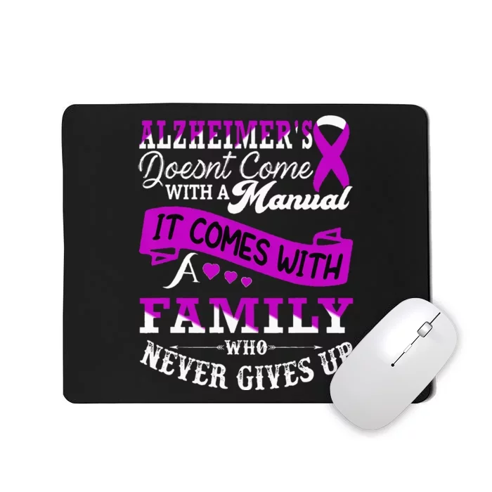 Alzheimers Awareness Family Support Alzheimer Warrior Mousepad