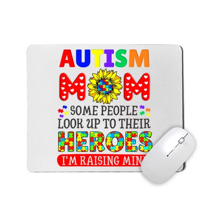 Autism Awareness For Mom Raising Heroes Autism Mom Child Mousepad