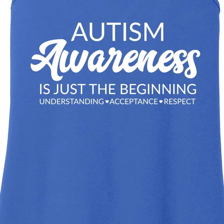 Autism Awareness Funny Gift Advocate Acceptance Understanding Great Gift Ladies Essential Tank