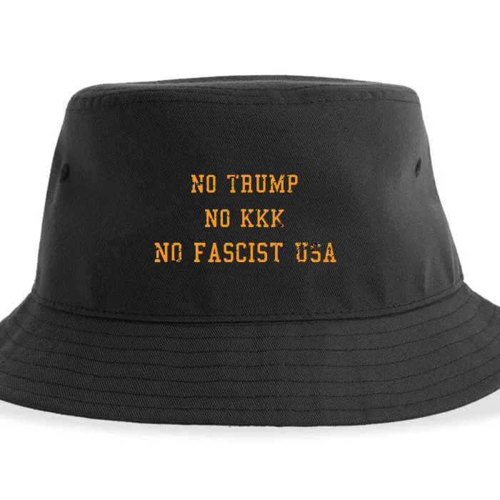 Antitrump Antifascism For Resist Movement Sustainable Bucket Hat