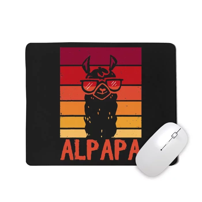 ALPAPA Alpaca Fan Llama Fan Lover Fathers Day Mousepad