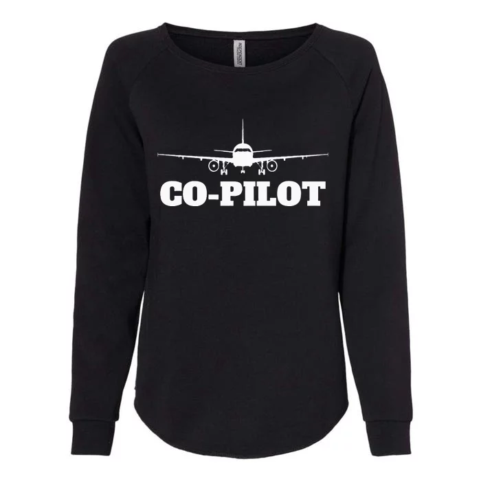 Aviation Airplane Flying Airline CoPilot Pilot Gift Womens California Wash Sweatshirt