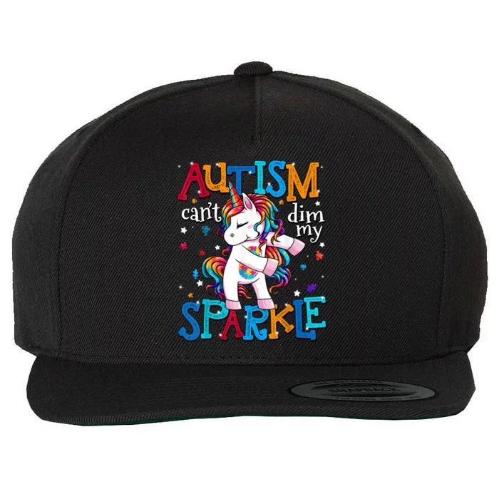 Autism Awareness For Autism Mom Wool Snapback Cap