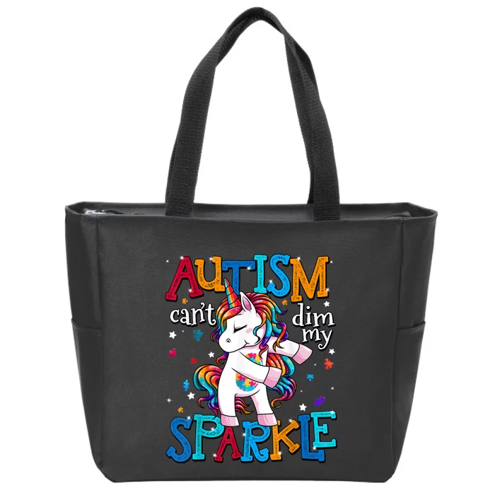 Autism Awareness For Autism Mom Zip Tote Bag