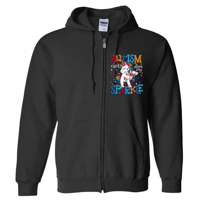 Autism Awareness For Autism Mom Full Zip Hoodie