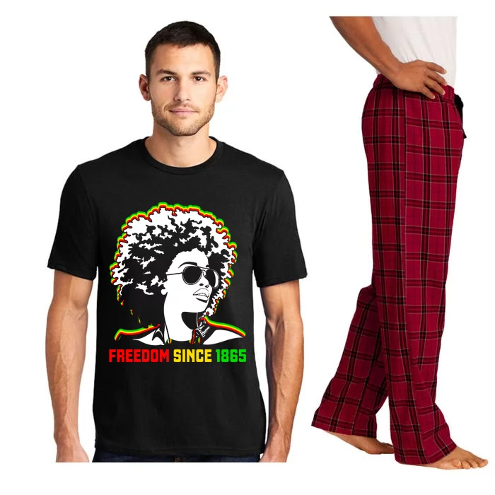 African American Freegiftish 1865 Juneteenth Black History Gift Pajama Set