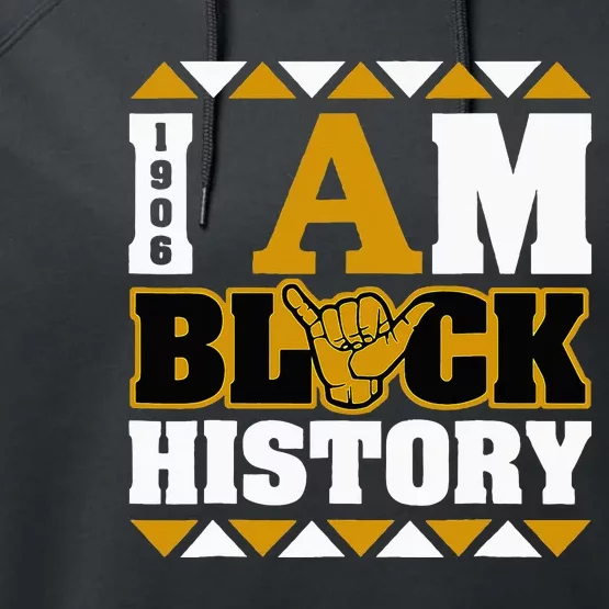 Alpha African Fraternity 1906 I Am Black History Performance Fleece Hoodie