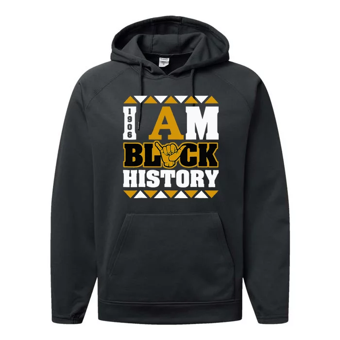 Alpha African Fraternity 1906 I Am Black History Performance Fleece Hoodie