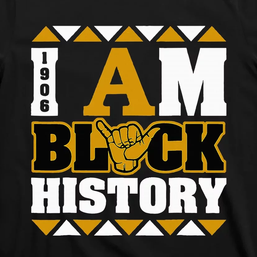 Alpha African Fraternity 1906 I Am Black History T-Shirt