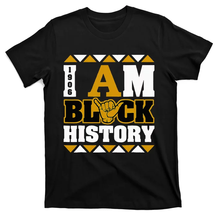 Alpha African Fraternity 1906 I Am Black History T-Shirt