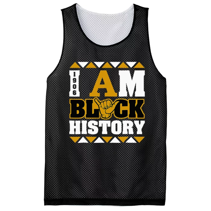 Alpha African Fraternity 1906 I Am Black History Mesh Reversible Basketball Jersey Tank