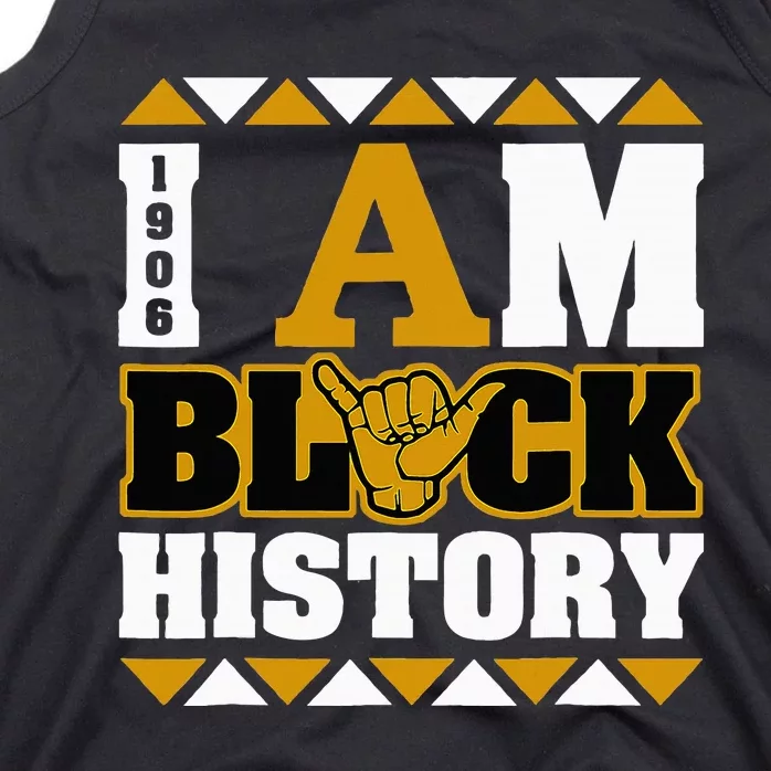 Alpha African Fraternity 1906 I Am Black History Tank Top