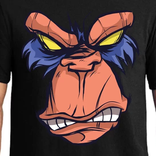 Angry Ape Face Pajama Set