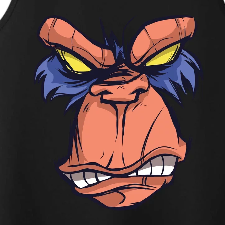 Angry Ape Face Performance Tank