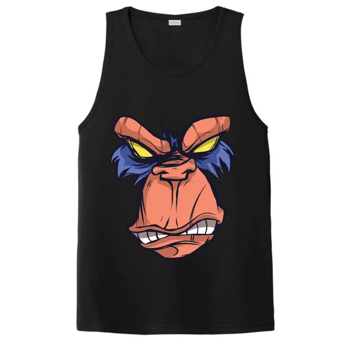 Angry Ape Face Performance Tank