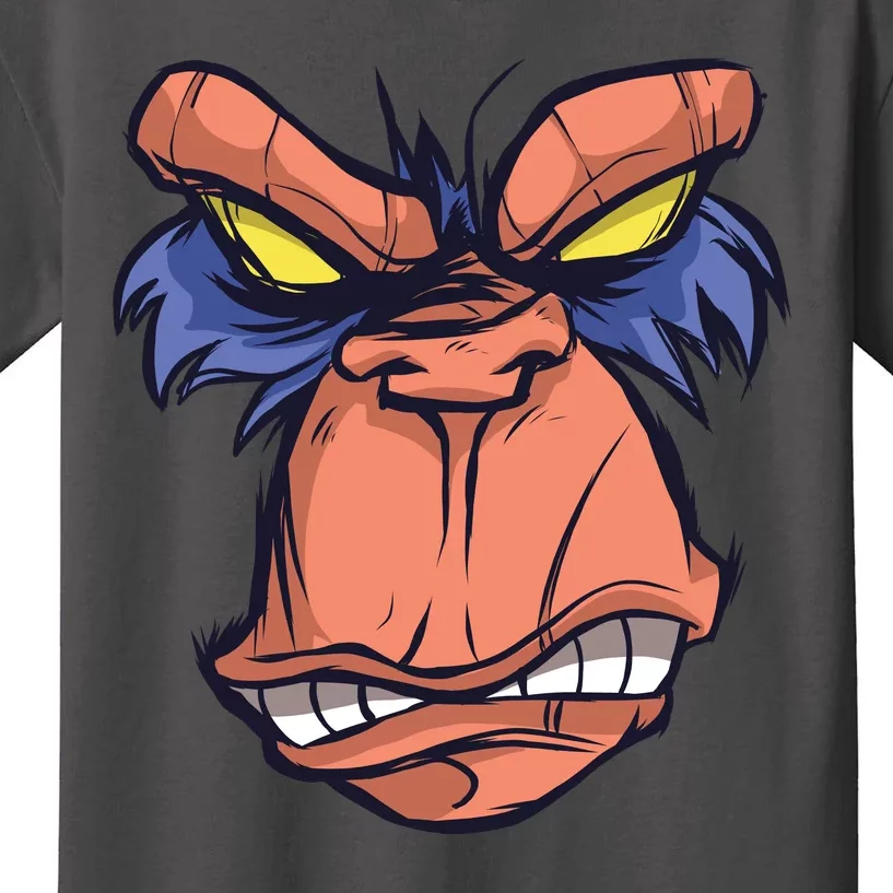 Angry Ape Face Kids T-Shirt