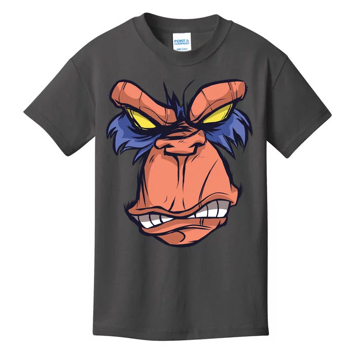 Angry Ape Face Kids T-Shirt